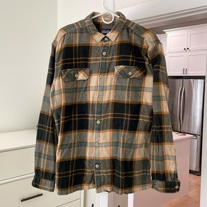 Men's Long-Sleeved Organic Cotton Midweight Fjord Flannel Shirt